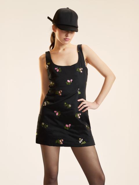 Bouquet Embroidered Dress