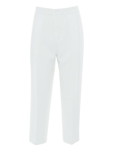 pleated tailored trousers