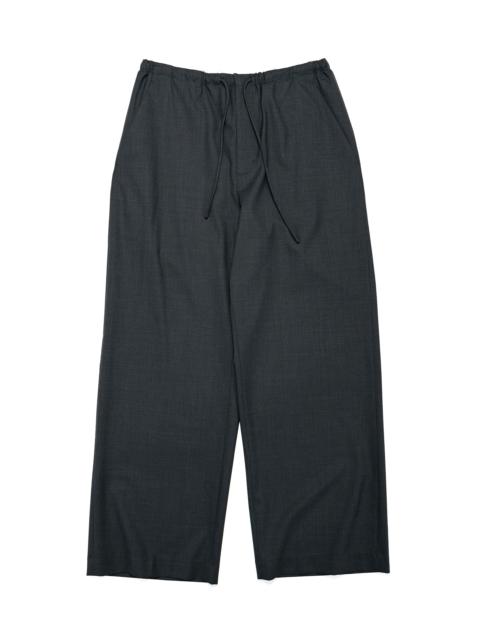 Wool Banding Pants Charcoal
