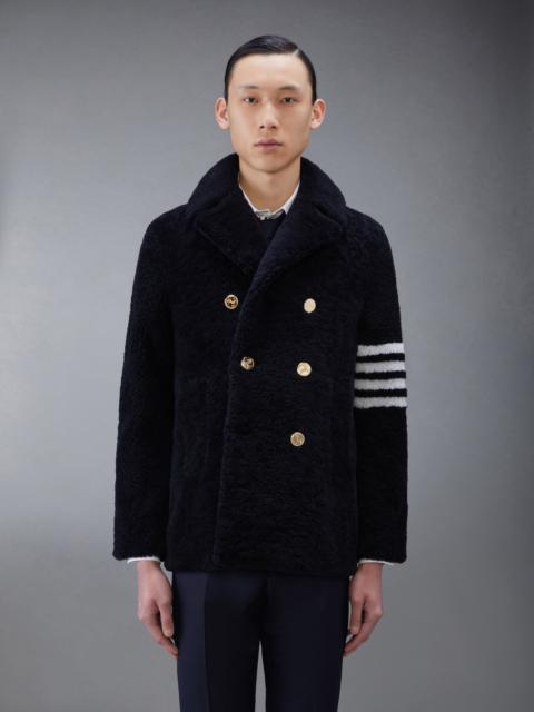 Shearling 4-Bar Peacoat