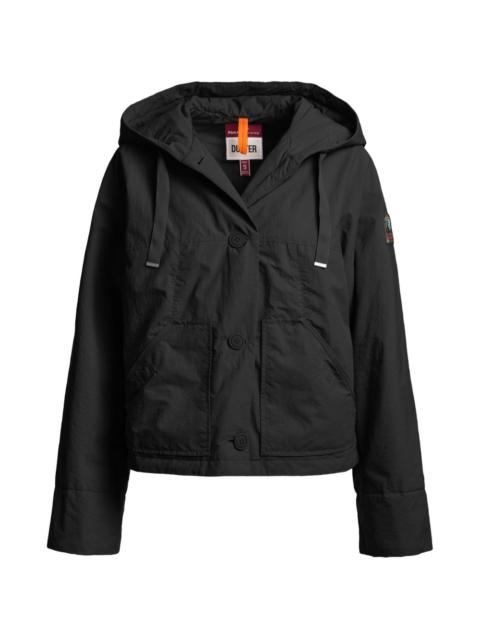 Rosemary hooded button-down jacket