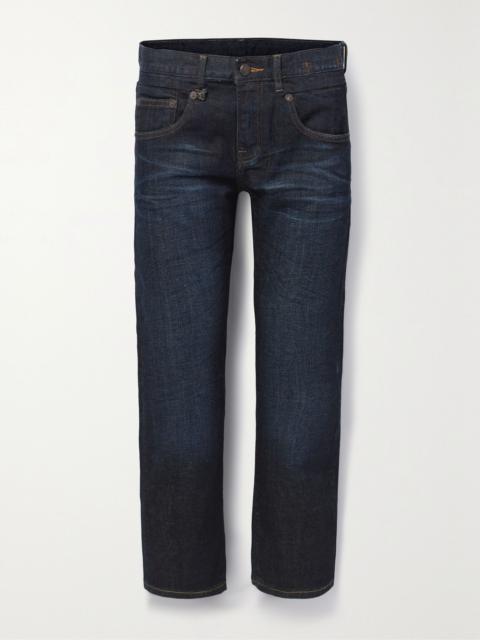Boy cropped high-rise straight-leg jeans Dark denim