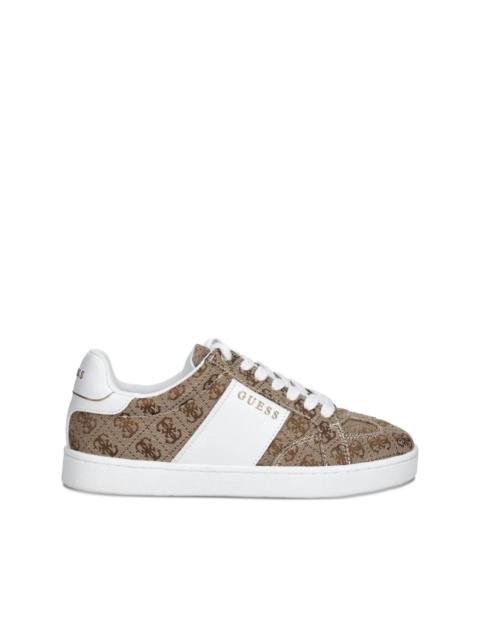 Jrone monogram-canvas sneakers