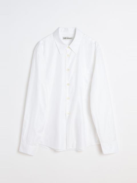 Beyond Shirt Static White Liquid Oxford