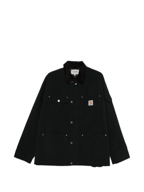 Clapton corduroy-collar pocket jacket