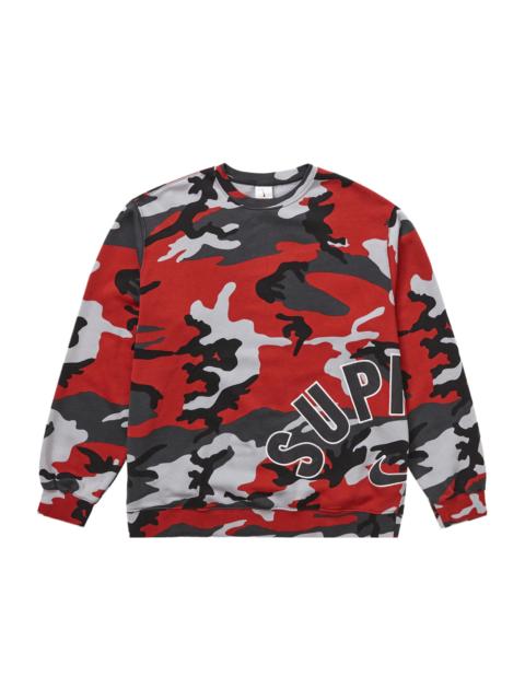 Supreme Nike Arc Crewneck Red Camo