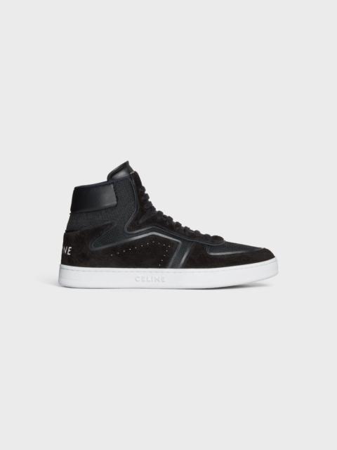 CT-01 "Z" TRAINER HIGH TOP SNEAKER in CALFSKIN AND MESH