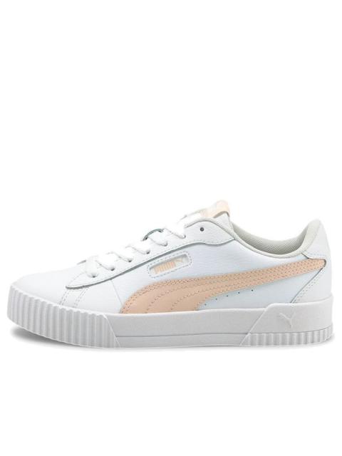 (WMNS) PUMA Carina Crew White/Orange 374903-03