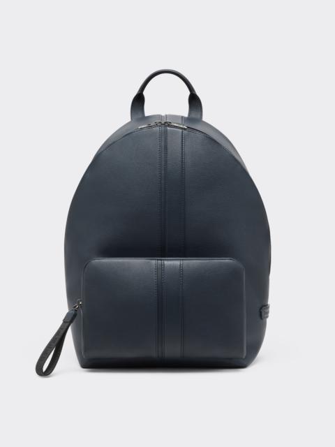 Rucksack in tumbled leather