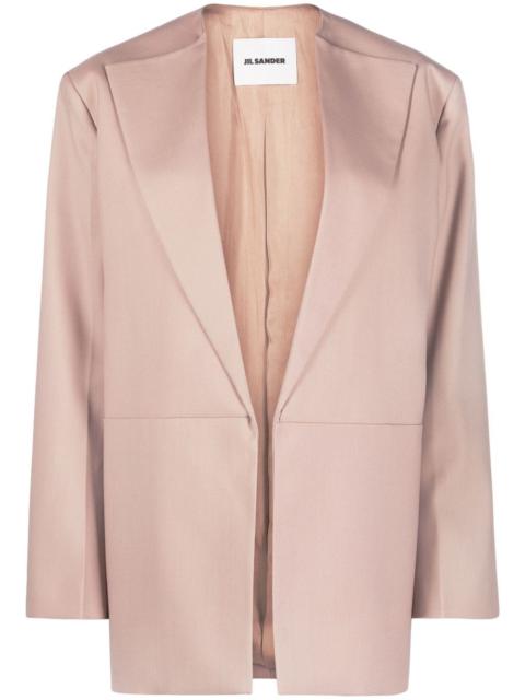 open-front tailored jacket
