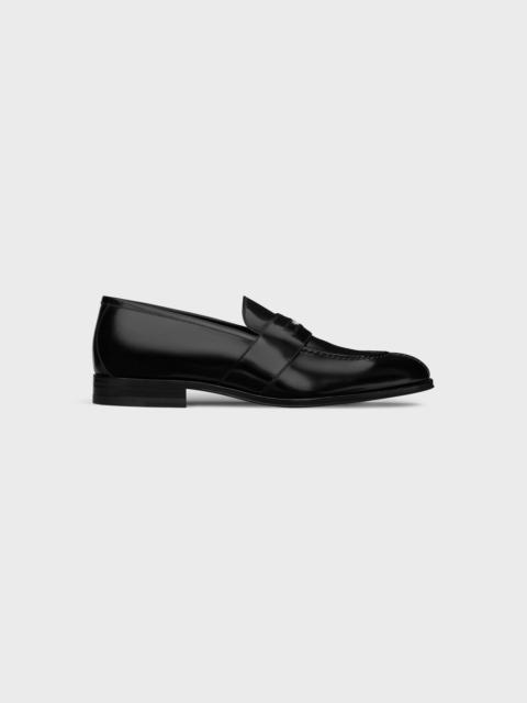 CELINE MALAQUAIS PENNY TRIOMPHE LOAFER in POLISHED BULLSKIN