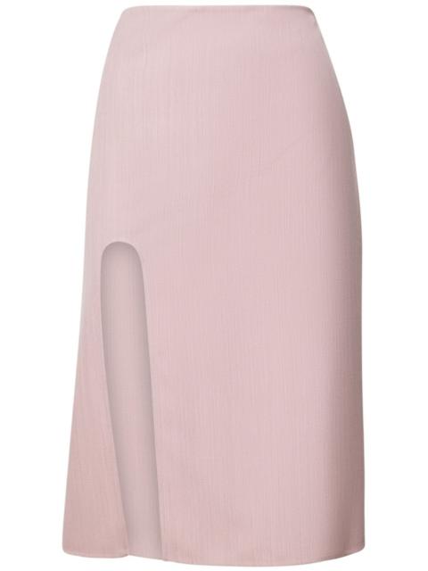 side-slit skirt