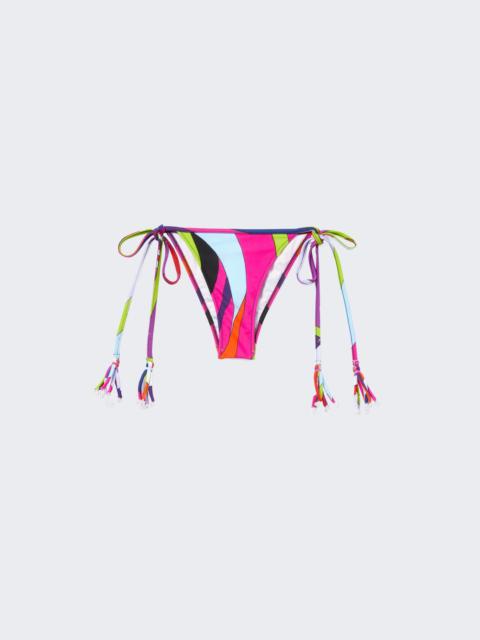 Side Tie Bikini Bottom Fuchsia