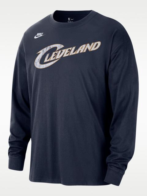 Cleveland Cavaliers Hardwood Classic Essential Men's Nike NBA Long-Sleeve T-Shirt