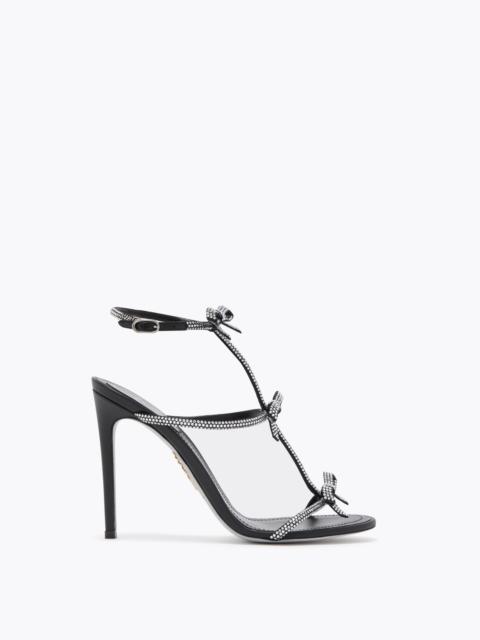 CATERINA BLACK AND SILVER SANDAL 105