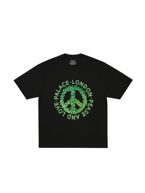 PEASE AND LOVE T-SHIRT BLACK
