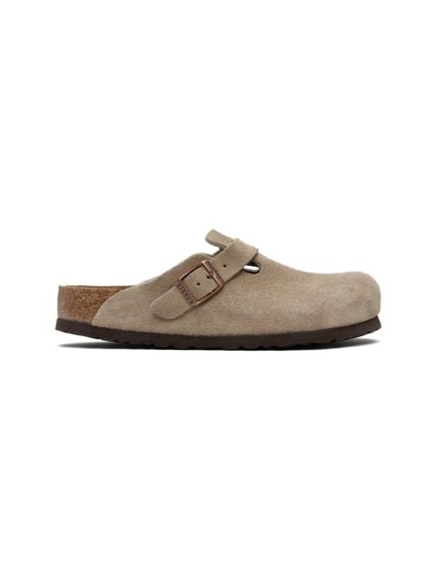 Taupe Regular Boston Soft Footbed Slip-on Loafers