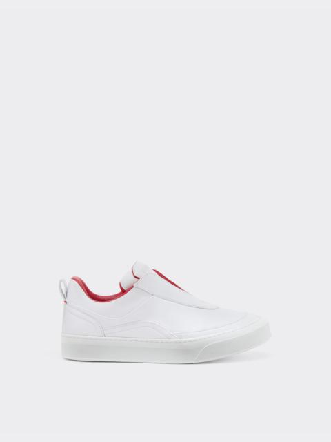 Nappa leather slip-on sneaker