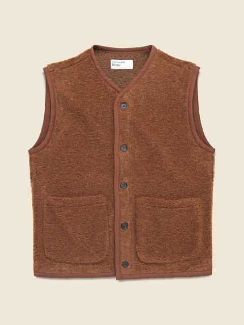 Alvar Fleece Lancaster Gilet - Cumin