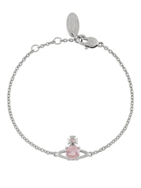 Vivienne Westwood Reina Small orb Rhodium-plated Bracelet