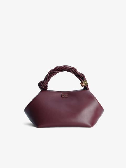 BURGUNDY SMALL GANNI BOU BAG
