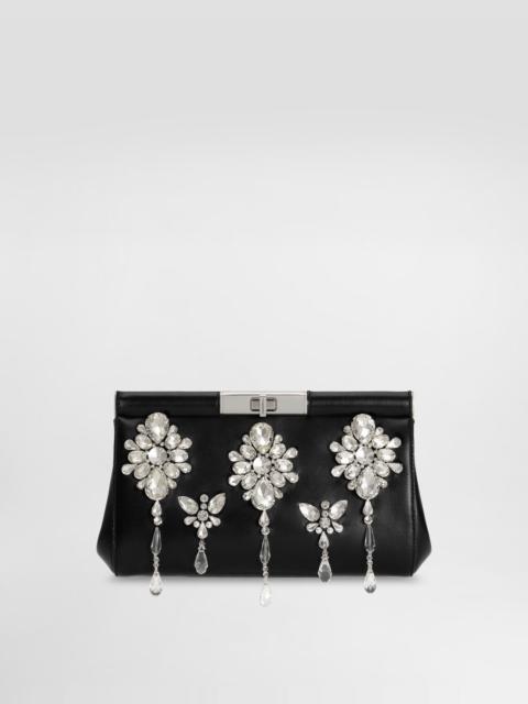 Crystal embroidered Marlene handbag