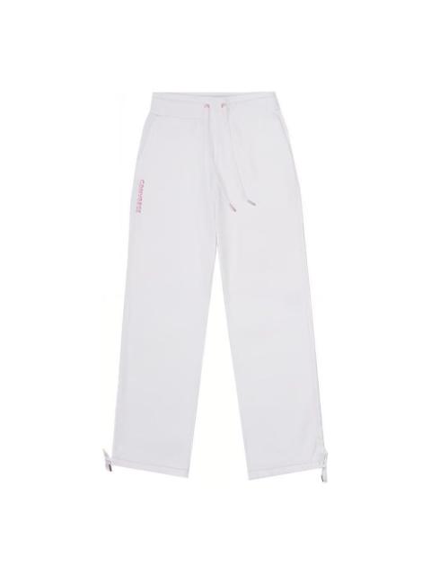 (WMNS) Converse Woven Sweatpants 'White' 10025876-A01