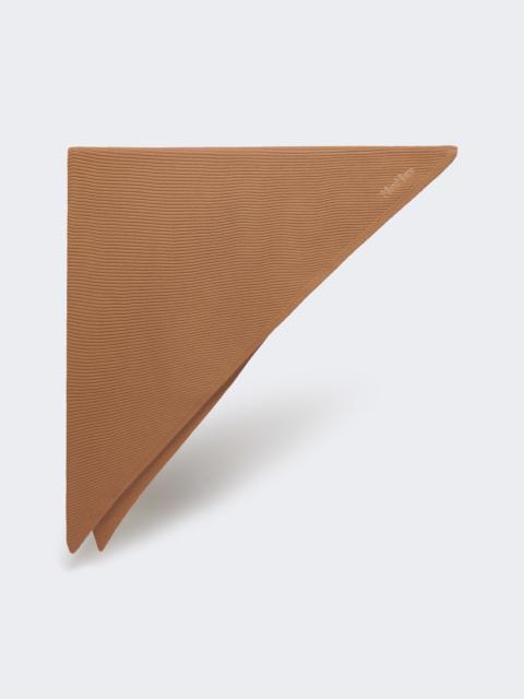 GIROTTA Wool yarn maxi shawl