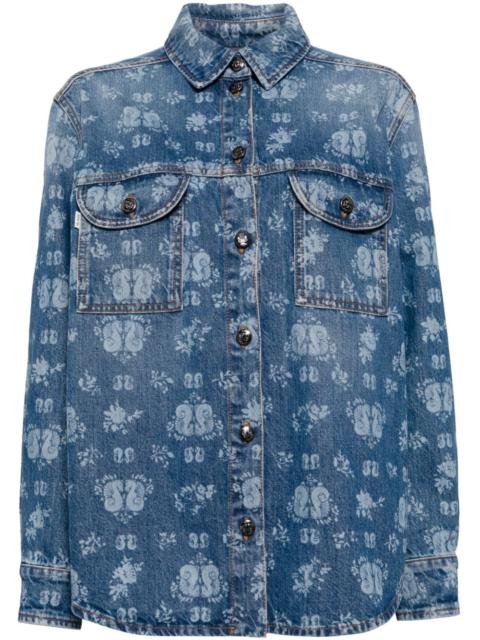 Nariida paint denim jacket