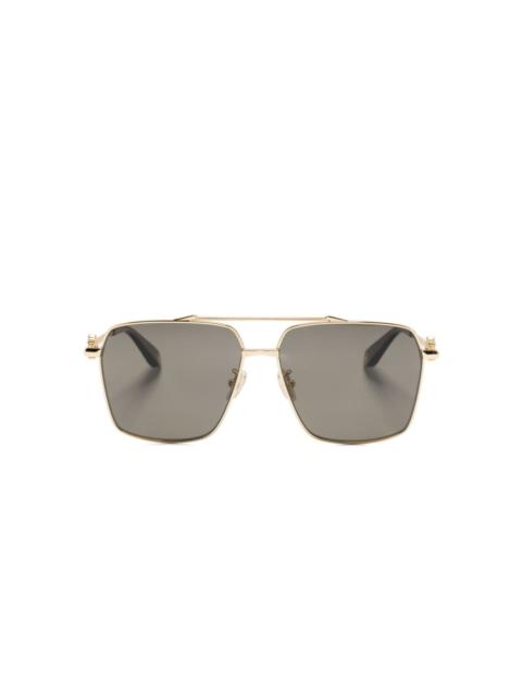 square-frame sunglasses