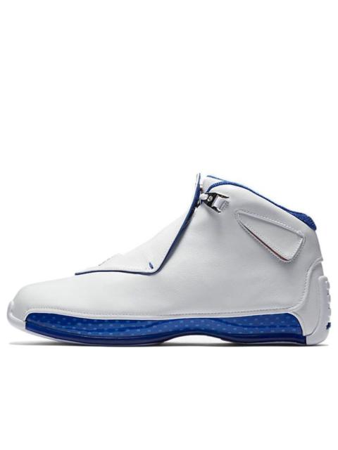 Air Jordan 18 Retro 'White Sport Royal' 2018 AA2494-106