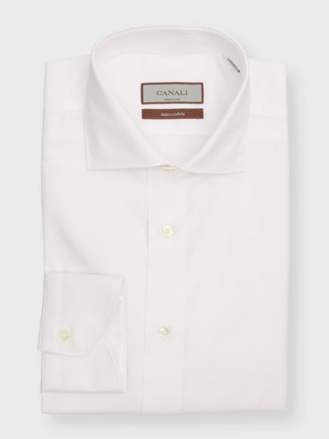 Men's Impeccabile Cotton Pique Dress Shirt