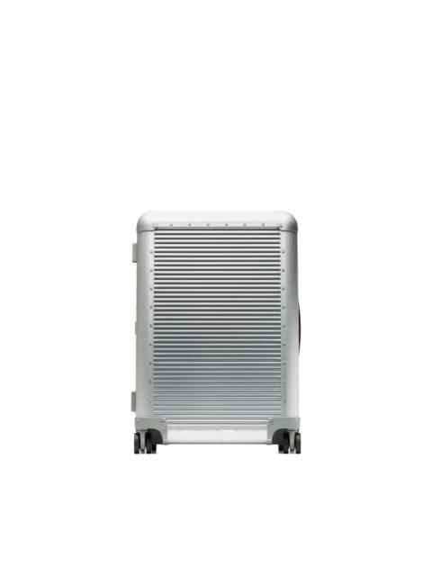 Metallic Silver Bank Spinner 68 Aluminium Suitcase