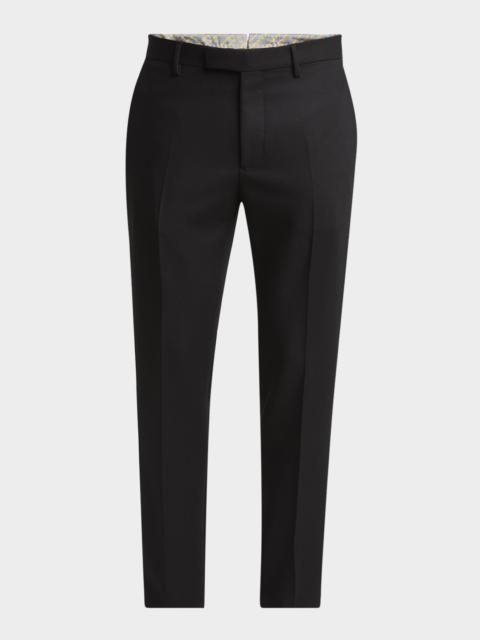 Men's Slim Flat-Front Evening Pants