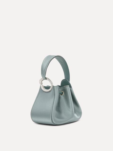 CRYSTAL PAVÉ NANO O HANDLE BAG