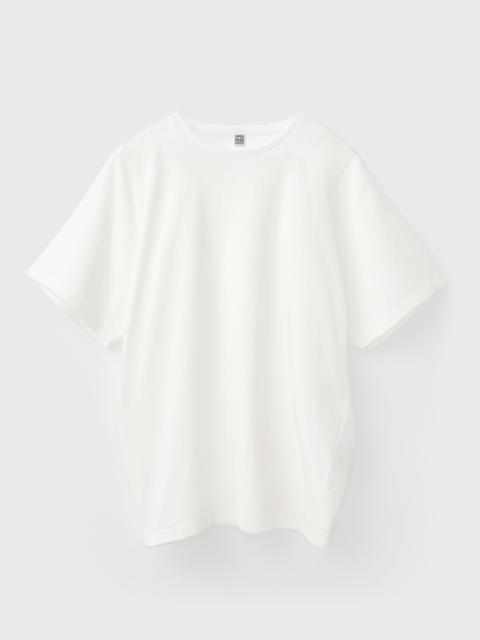 Oversized cotton tee off-white