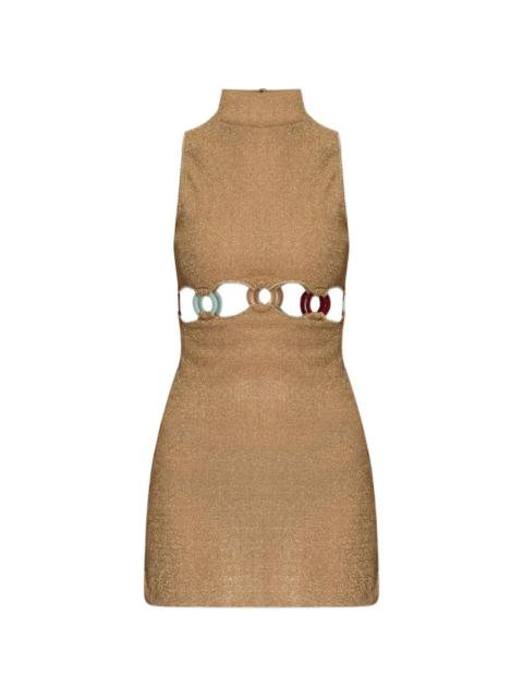 Cutout ring minidress