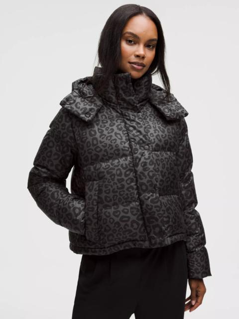 Wunder Puff 600-Down-Fill Cropped Jacket *Print