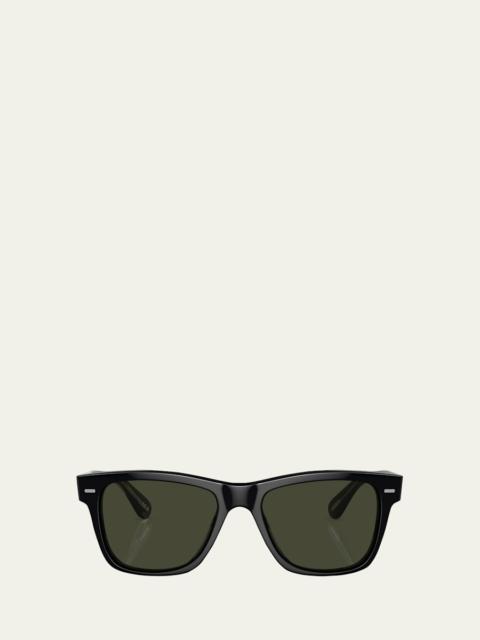 Acetate Round Sunglasses