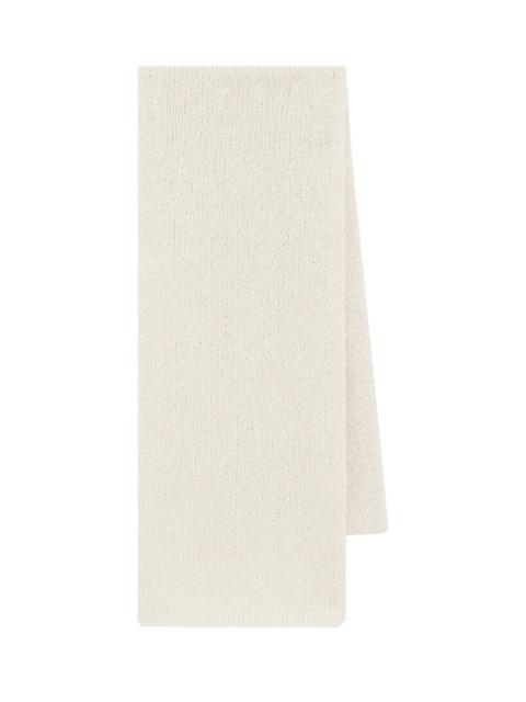 Tulsi Knit Scarf in Ivory Cashmere