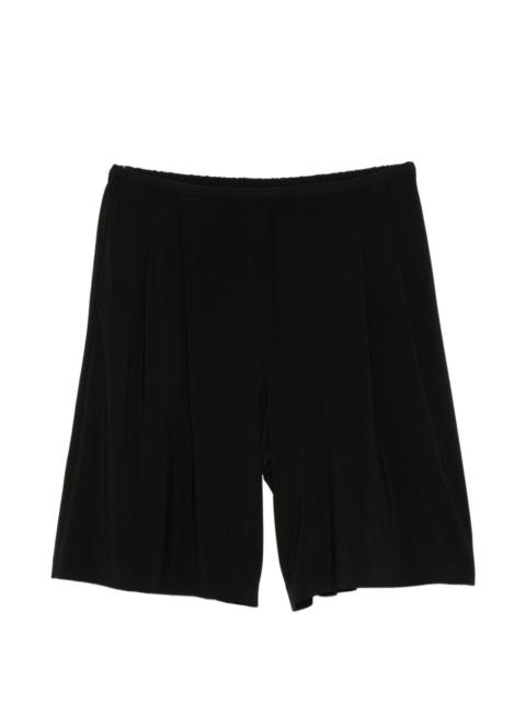 pleated bermuda shorts