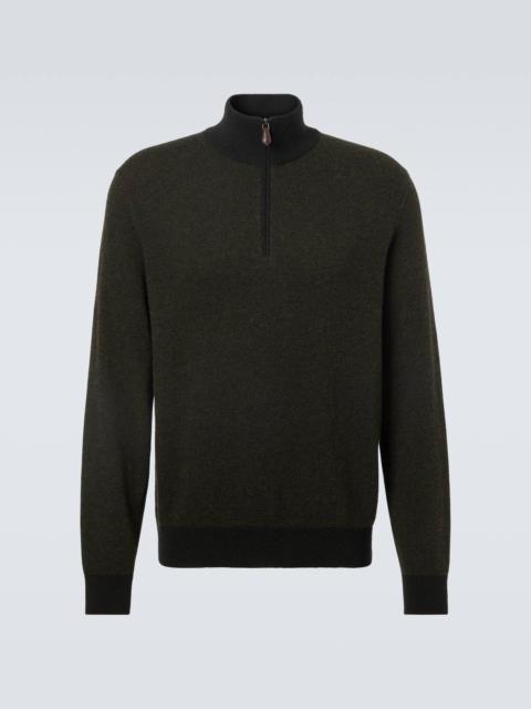 Roadster cashmere half-zip sweater