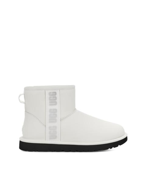 Classic Mini Side Logo "Ultra Matte White" ankle boots