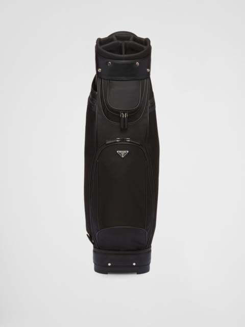 Re-Nylon and Saffiano golf bag