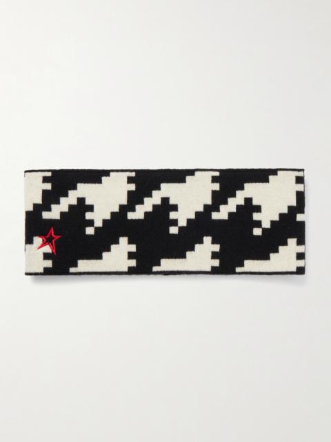 Intarsia Wool-blend Beanie