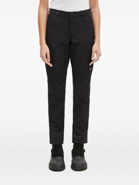 logo-embroidered trousers