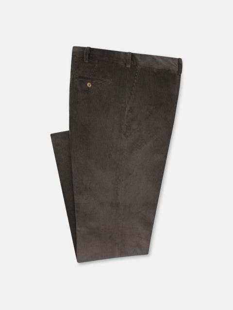 MADE-IN-USA OLIVE WIDE WALE BRITISH CORDUROY PANT