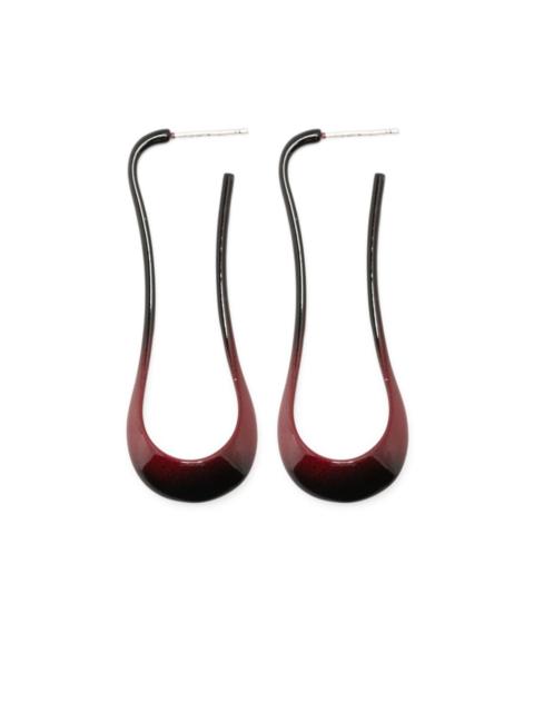 curved-end earrings