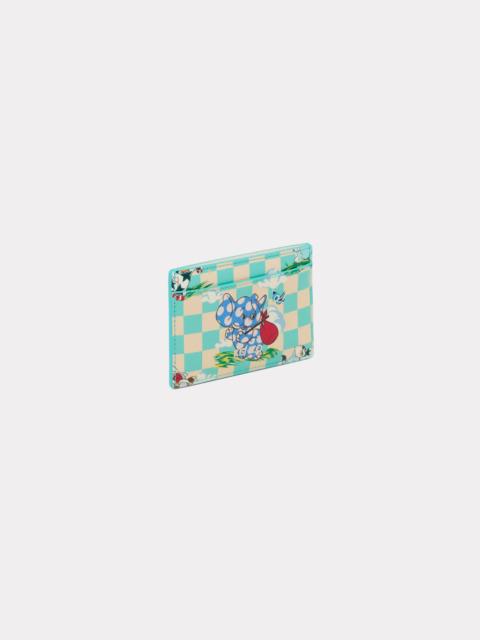 'KENZO Cartoon' card holder in leather