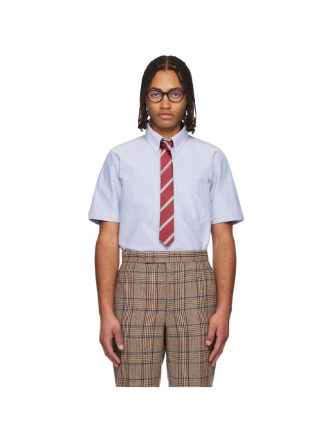 Blue Oxford Short Sleeve Shirt